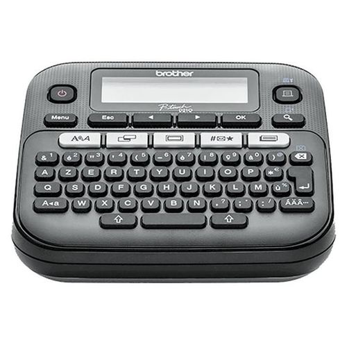 Brother P-Touch PT-D210VP - Étiqueteuse - Noir et blanc - transfert thermique - Rouleau (1,2 cm) - 180 dpi - jusqu'à 20 mm/sec - impression par 2 lignes