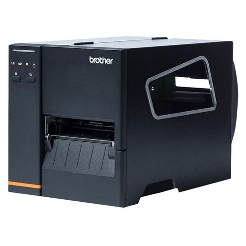 Brother TJ-4005DN - Imprimante d'étiquettes - thermique direct - Rouleau (12 cm) - 203 dpi - jusqu'à 152 mm/sec - série, hôte USB 2.0, USB 2.0, LAN