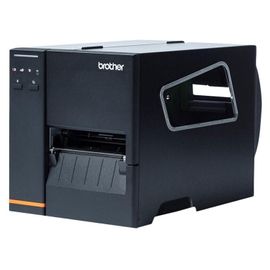 Brother TJ-4005DN - Imprimante d'étiquettes - thermique direct - Rouleau (12 cm) - 203 dpi - jusqu'à 152 mm/sec - série, hôte USB 2.0, USB 2.0, LAN
