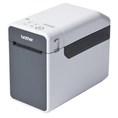 Brother TD-2125NWB - Imprimante d'étiquettes - thermique direct - Rouleau (6,3 cm) - 203 dpi - jusqu'à 152.4 mm/sec - Bluetooth 5.2, série, USB 2.0, LAN, Wi-Fi(n), hôte USB 2.0