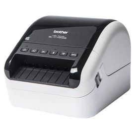 Brother QL-1110NWBc - Imprimante d'étiquettes - thermique direct - Rouleau (10,36 cm) - 300 x 300 ppp - jusqu'à 110 mm/sec - USB 2.0, Bluetooth 5.2, LAN, Wi-Fi(n) - outil de coupe - noir...