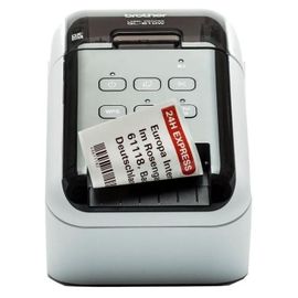 Brother QL-810Wc - Imprimante d'étiquettes - deux couleurs (monochrome) - thermique direct - rouleau (6,2 cm) - 300 x 600 ppp - jusqu'à 110 étiquettes/minute - USB 2.0, Wi-Fi(n) - outil de coupe...