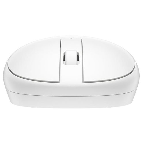 HP 240 - Souris - droitiers et gauchers - optique - 3 boutons - sans fil - Bluetooth 5.1 - blanc lunaire
