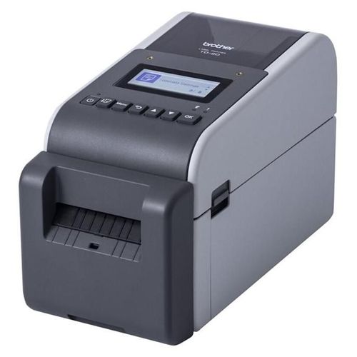Brother TD-2350D300 - Imprimante d'étiquettes/de reçus - Noir et blanc - thermique direct - Rouleau (6,3 cm) - 300 ppp - jusqu'à 152.4 mm/sec - Wi-Fi(n), Bluetooth 5.2, LAN, USB 2.0, hôte USB