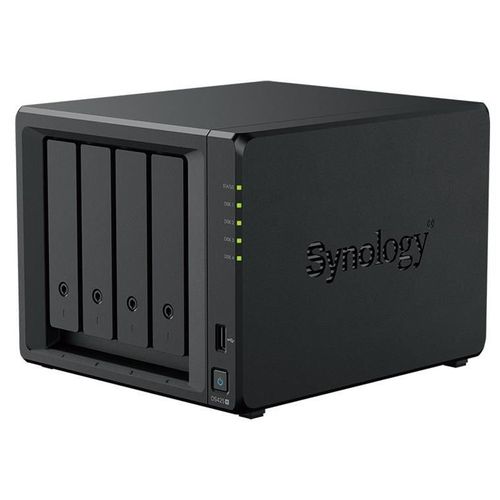 Synology Disk Station DS425+ - Serveur NAS - 4 Baies - SATA 6Gb/s - HDD - RAID JBOD, 0, 1, 5, 6, 10 - RAM 2 Go - Gigabit Ethernet / 2.5 Gigabit Ethernet - iSCSI support