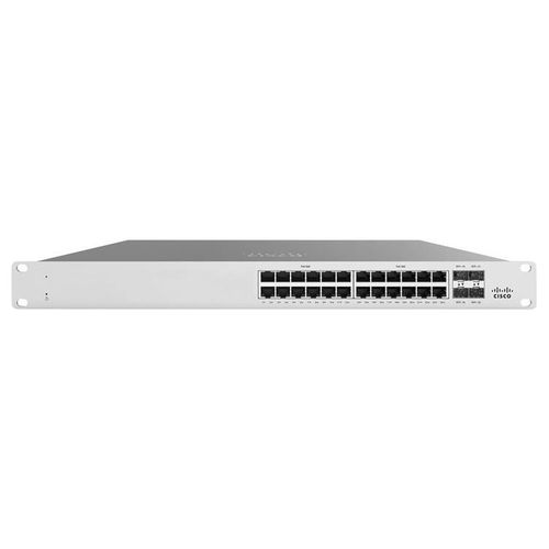 Cisco Meraki Cloud Managed MS125-24P - Commutateur - Géré - 24 x 10/100/1000 (PoE) + 4 x 10 Gigabit SFP+ - fixation murale, de bureau - PoE (370 W)