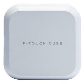 Brother P-Touch Cube Plus PT-P710BTH - Imprimante d'étiquettes - transfert thermique - Rouleau (2,4 cm) - 180 x 360 dpi - jusqu'à 20 mm/sec - USB 2.0, Bluetooth 2.1 EDR - outil de coupe