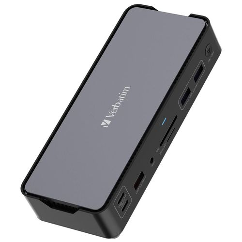 Verbatim Pro - Station d'accueil - USB-C - 2 x HDMI, DP - 1GbE - 100 Watt