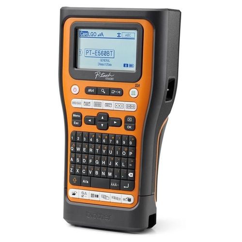 Brother P-Touch PT-E560BTSP - Étiqueteuse - Noir et blanc - transfert thermique - Rouleau (2,4 cm) - 180 dpi - jusqu'à 30 mm/sec - USB 3.0, Bluetooth 5.0 - outil de coupe - Fonction de coupe...