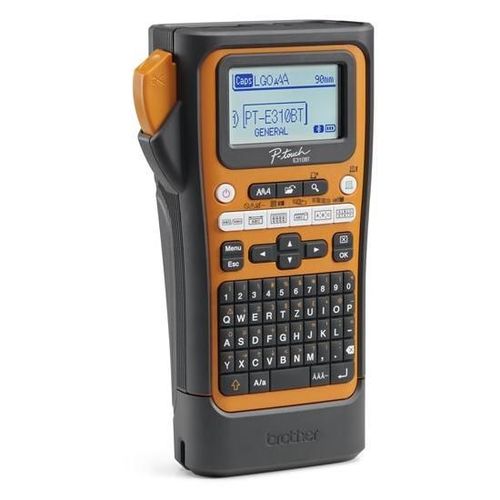 Brother P-Touch PT-E310BTVP - Étiqueteuse - Noir et blanc - transfert thermique - Rouleau (1,8 cm) - 180 dpi - jusqu'à 20 mm/sec - USB 3.0, Bluetooth 5.0 - outil de coupe - impression miroir...
