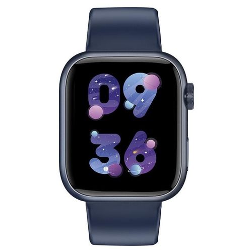 Forever Igo Watch 3 Jw-500 - Alliage De Zinc - Montre Connectée Avec Bracelet - Silicone - Taille Du Poignet : Jusque 220 Mm - Affichage 1.83" - Bluetooth - 52 G - Bleu Foncé