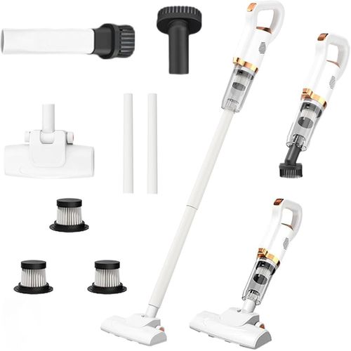 Kyaoayo-Aspirateur Balai Sans Fil, 40 Minutes Autonomie Aspirateur Sans Fil Puissant, Anti-Emmêlement,Télescopique Léger Aspirateur Balai Pour Les Poils D'animaux/Tapis/Sols Durs