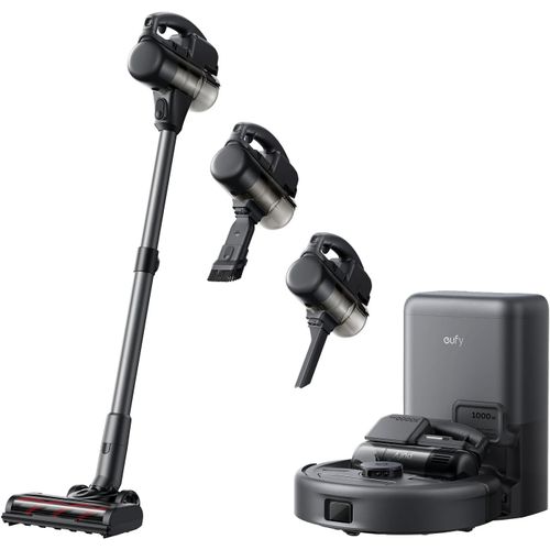 KYAOAYO-E20 3-En-1 Robot Aspirateur Autovidage, 30,000 Pa , Système De Filtration À 5 Niveaux, Charge Rapide, Contournement Des Obstacles, Pro-Detangle Comb, Pour Tapis, Endroits Étroits, Escaliers