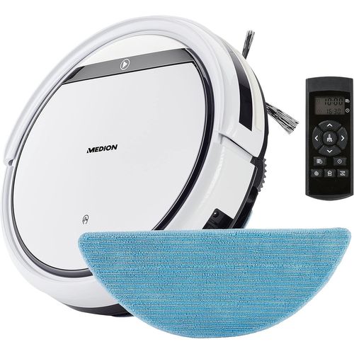 KYAOAYO-E32 Sw Robot Aspirateur Laveur Avec Station Et Télécommande (2 En 1, 120Min D'Autonomie, Détection De Meubles Et D'Escalier, Idéal Pour Les Poils D'Animaux, Cheveux, Poussière Et Moquettes)
