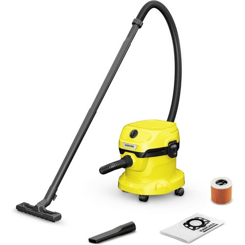 KYAOAYO-Aspirateur Eau Et Poussières Wd 2 Plus V-12/4/18/C, Avec Filtre Cartouche, Sachet Filtre Ouate, 1000 W, Cuve Pvc 12 L, Tube D'Aspiration 1,8 M, Fonction Soufflerie, Suceur Sol/Fentes