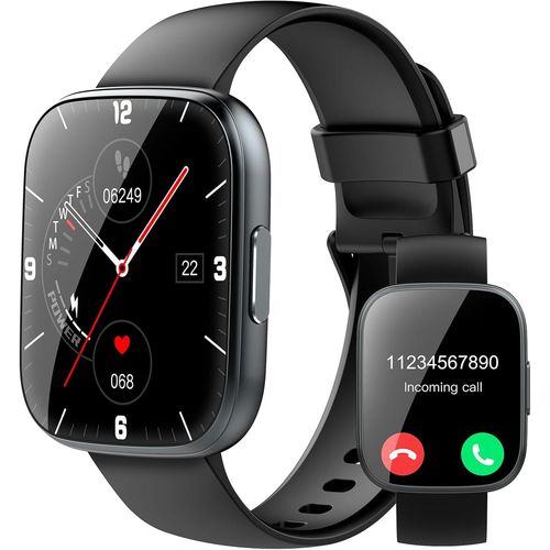 Kyaoayo-Montre Intelligente Pour Homme Femme, 2025 Smartwatch 1,95"" Appel Bluetooth, 112 Modes Sportifs, Bracelet D'activité Avec Moniteur De Fréquence De Sommeil Et Cardiaque, Ip68 Étanche Smart Wat