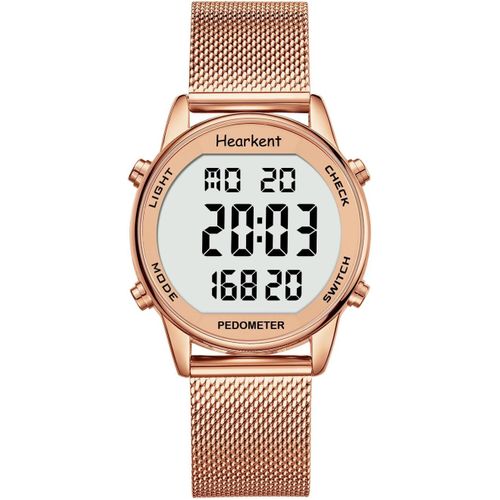 Kyaoayo-Montre Podomètre Pour Femme, Montre De Suivi De Fitness Pour Personnes Âgées, Pas De Bluetooth Ni D'application, Montre Numérique Avec Podomètre, Compteur De Ies, Étanche À 30 M, Montre De Sp