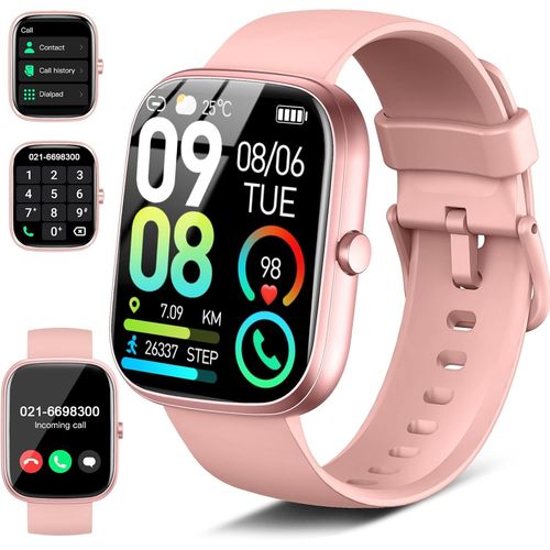 Kyaoayo-Montre Connectée Un Xe, 1,91"" Hd, Avec Appels Entrants Et Sortants, Suivi Du Sommeil, Podomètre, Cardiofréquencemètre, Tracker 110+ Sports, Étanchéité Ip68, Tracker D'activité Pour Ios Et And