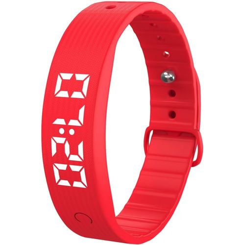 Kyaoayo-Montre Numérique Pour Homme Et Femme - Podomètre - Bracelet De Fitness - Sans Application Et Téléphone Portable - Tracker De Fitness - Montre De Suivi Du Sommeil - Réveil - Étanche - Ies