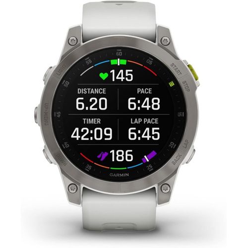 Kyaoayo-Epix Gen 2, Montre Intelligente Active Haut De Gamme, Fonctionnalités De Santé Et De Bien-Être, Écran Amoled À Écran Tactile, Montre D'aventure Avec Fonctionnalités Avancées, Titane Blanc