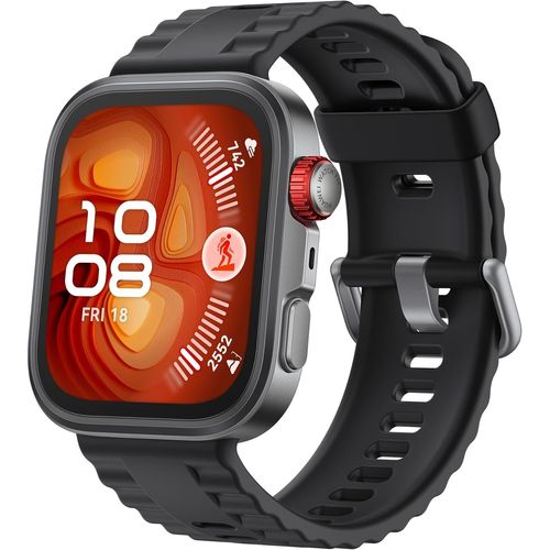 Kyaoayo-Watch Fit 4 Pro Montre Connectée, Ultra-Fine, 1.82"" Écran Verre Saphir, Bordure En Alliage De Titane, Suivi De La Santé, Ecg, Jusqu'à 10 Jours D'autonomie, Garantie Prolongée De 6 Mois, Noir