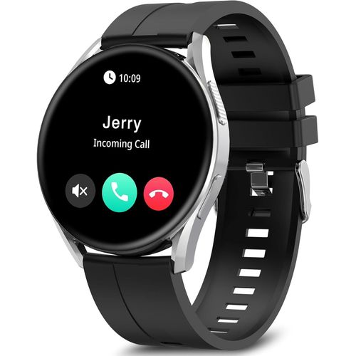 Kyaoayo-Montre Connectée Homme Femmes Avec Appel, 1.43"" Amoled Hd Smartwatch, Étanche Ip68 Montres Intelligente Ave 100+ Modes Sportifs, Sommeil Cardiaque Podomètre Fitness Tracker Pour Android Ios,