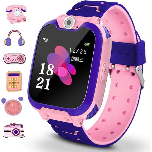 KYAOAYO-Montre Intelligente Avec Lecteur De Musique Et 7 Jeux, 2 Voies, Appel, Réveil, Appareil Photo, Pour Enfants De 3 À 12 Ans