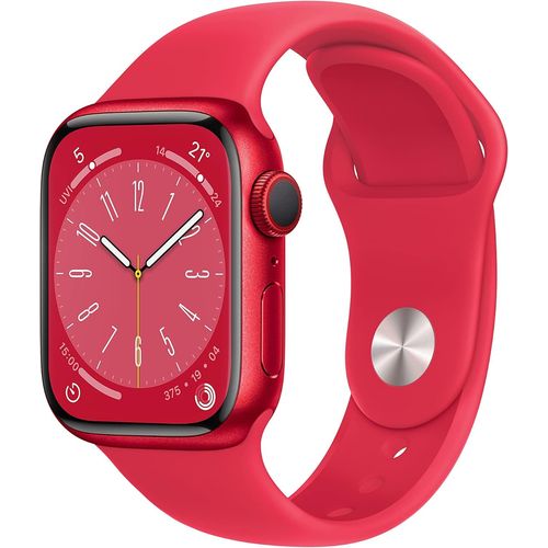 Kyaoayo-Apple Watch Series 8 (Gps, 45mm) Coque En Alluminium (Product)Red Avec Bracelet De (Product)Red,Taille Unique (Reconditionné)