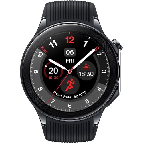 Kyaoayo-Watch 2 Black Steel, 32 Go, Batterie De 100 Heures, Suivi De Santé Et De Rem En Forme, Design En Cristal Saphir, Double Moteur, Wear Os By Google