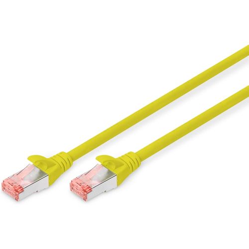 KYAOAYO-Câble Lan Cat 6-3M - Rj45 Câble Réseau - S/Ftp Blindé - Compatible Cat 6A & Cat 7 - Jaune