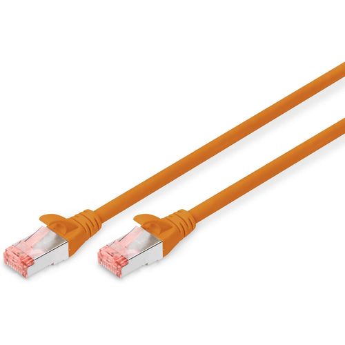 KYAOAYO-Câble Lan Cat 6-1M - Rj45 Câble Réseau - S/Ftp Blindé - Compatible Cat 6A & Cat 7 - Orange