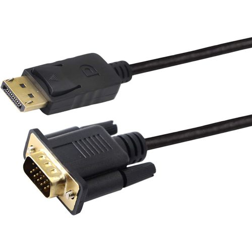 KYAOAYO-Dp Auf Vga,Adaptateur Displayport Vers Vga,Connecteur De Câble Mâle Dp À Mâle Vga 1080P Pour Moniteur, Ordinateur De Bureau, Ordinateur Portable, Pc, Hdtv Et Plus