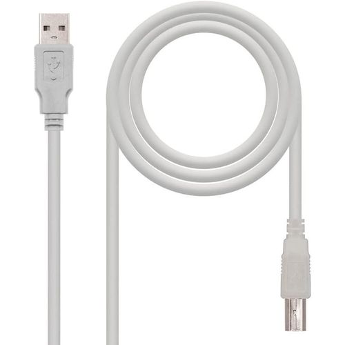 KYAOAYO-Câble Usb 2.0 Type A Vers Usb Type B, Nanocable Pour Imprimantes 1.8M, Câble Beige A/M-B/M