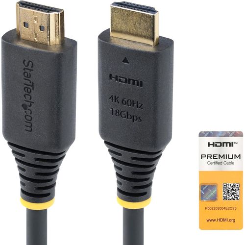 KYAOAYO-Câble Hdmi Haut Débit De 30Cm Certifié Premium, 4K 60Hz/1440P 144Hz, Hdr10/Hdcp 2.2/Arc, 18Gbps, Gaine Tpe