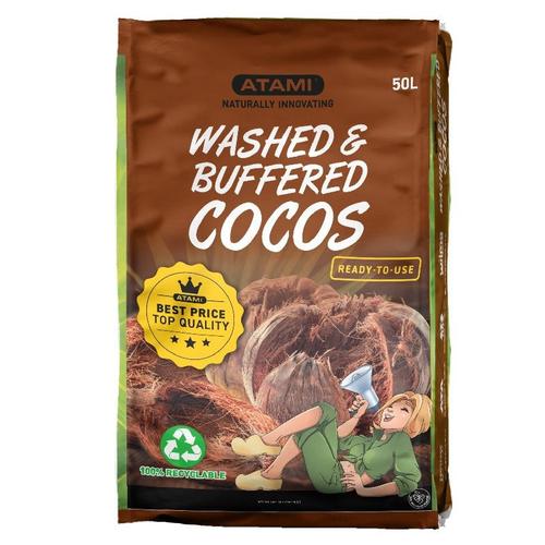 Washed Et Buffered Cocos - Substrat Coco - 50l - Atami