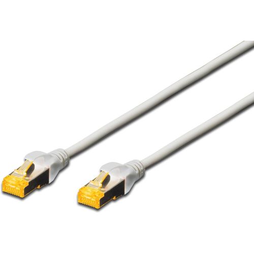 KYAOAYO-Câble Lan Cat 6A - 10M - Rj45 Câble Réseau - S/Ftp Blindé - Compatible Cat-6 & Cat-7 - Gris