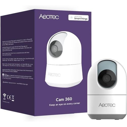 KYAOAYO-Smartthings Caméra Ip Wifi Caméra De Sécurité 1080P Full Hd Vision Nocturne Détection De Personne Suivi De Mouvement Vue Panoramique Audio Bidirectionnel