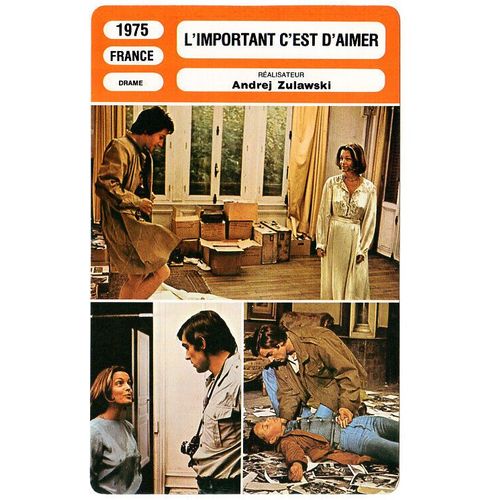 Fiche Monsieur Cinema L'important C'est D'aimer De Andrej Zulawski Avec Romy Schneider, Jacques Dutronc, Klaus Kinski Et Fabio Testi