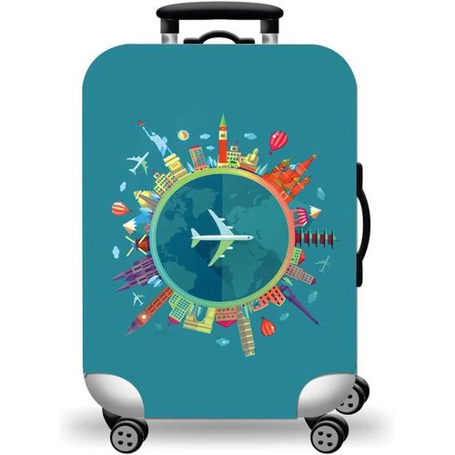 Housse de bagage de voyage Protecteur de valise Spandex (L (pour bagages de 25 ¿¿ 28 pouces), Go Travel) Housses de bagages lavables