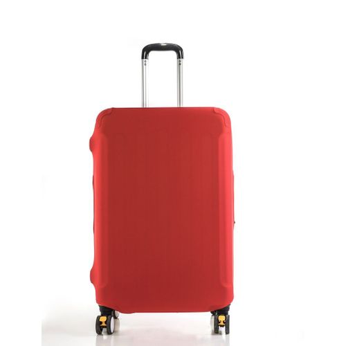 Housse de bagage haute ¿¿lasticit¿¿ de couleur unie (rouge - 28""), tissu ¿¿pais anti-poussi¿¿re, housse de bagage housse de valise trolley housse de valise de voyage