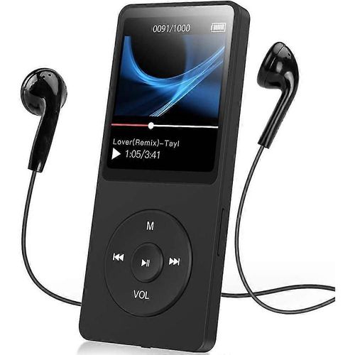 Agptek Lecteur MP3 Bluetooth 5.0 Sport 32 Go avec écran TFT 1,5 pouces, mini lecteur de musique avec clip, support sur carte SD 128 Go, avec unabhngiger, 17
