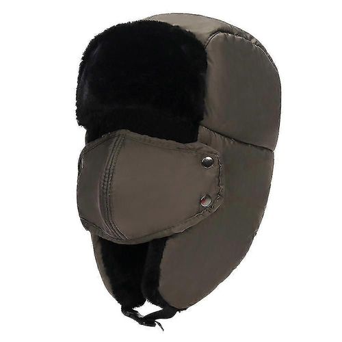 Chapeau De Pilote En Peau De Mouton Et Peau De Mouton Neutre Avec Fourrure