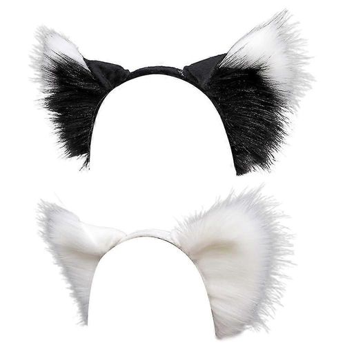 Lot De 2 Serre-Têtes En Fausse Fourrure De Renard Faits À La Main Pour Halloween