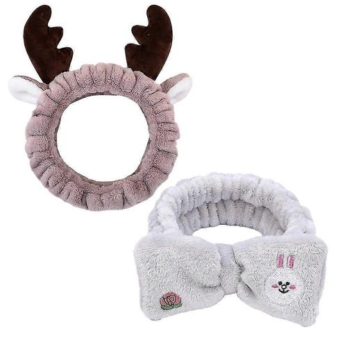 Serre-Têtes Pour Femmes Et Filles, Serre-Têtes De Spa, De Maquillage, Pour Anniversaire, Saint-Valentin, Noël, Cadeaux De Fête, Couvre-Chefs Pour Femmes