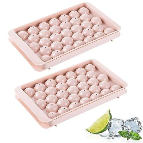 Bacs À Glaçons 2 Pièces, Bacs À Glaçons En Silicone À Démoulage Facile Avec Couvercles Et Plateaux Flexibles, Sans Bpa, Stables, Durables Et Lavables Au Lave-Vaisselle, Ic, 490