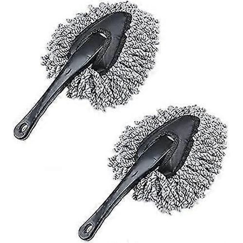 Brosse À Poussière En Microfibre Ultra Douce 2 Pa Pour Tableau De Bord De Voiture, Nettoyage De Voiture Et De Cuisine, Outil De Dépoussiérage Pour Ordinateur