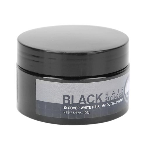 100g Jetable Couleur De Cheveux Cire Noir Couleur De Cheveux Crème Boue Instantané Modélisation Gel Coiffant 