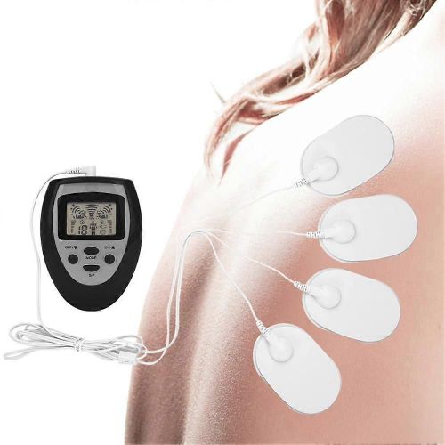Électrique Acupuncture Muscle Masseur Physiothérapie Appareil De Massage Cervical Noir