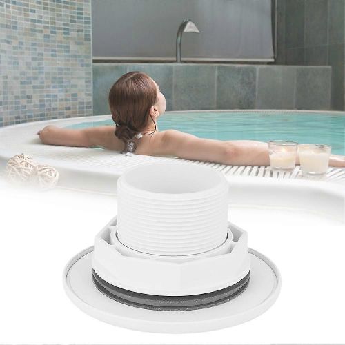G2in Filetage Mâle En Plastique Piscine Égouttoir Plancher Drain Sortie pour Massage Spa