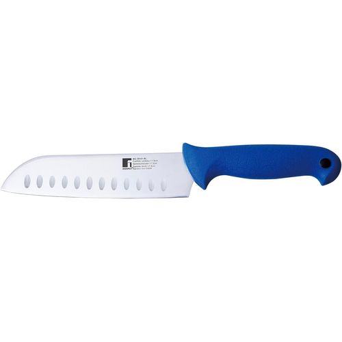 ERSHI-BERGNER Professional Color | Couteau de cuisine Santoku de 17,5 cm | En acier inoxydable | Parfait pour couper le poisson | [1299]
